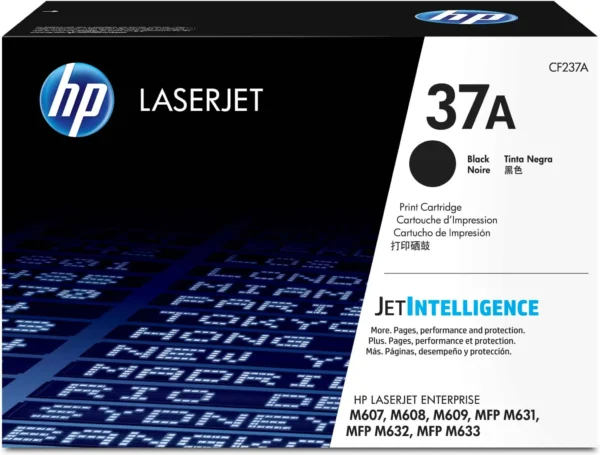 Toner HP 37A CF237A Cartouche Laser Noir Enterprise Original Maroc