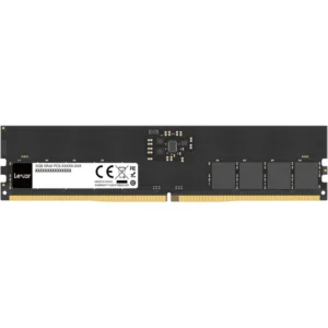 Barrette de Mémoire PC Fixe Lexar DDR5 32GB 5600MHz U-DIMM - Réf. LD5U32G56C46ST-BGS Mémoire RAM Lexar DDR5 32Go 5600MHz U-DIMM Maroc